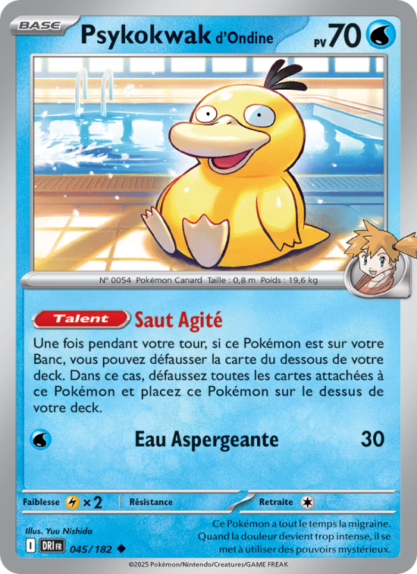 Psykokwak d'Ondine 045 — Rivalités Destinées (French Pokémon TCG card)