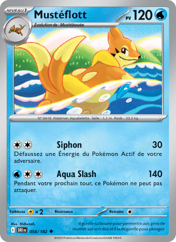Mustéflott 058 — Rivalités Destinées (French Pokémon TCG card)