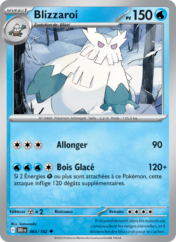 Blizzaroi 060 — Rivalités Destinées (French Pokémon TCG card)