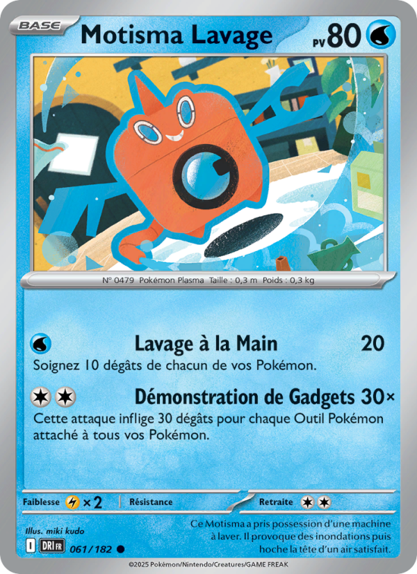Motisma Lavage 061 — Rivalités Destinées (French Pokémon TCG card)