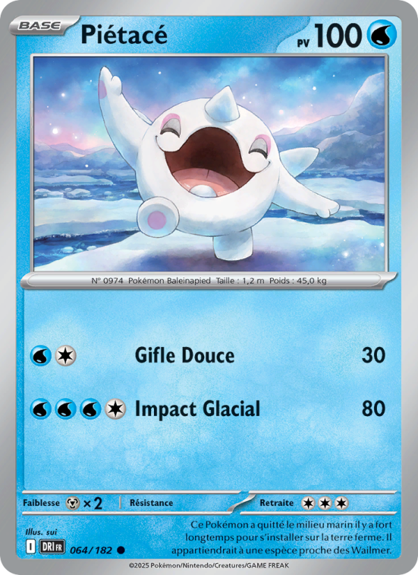 Piétacé 064 — Rivalités Destinées (French Pokémon TCG card)