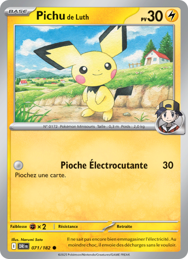 Pichu de Luth 071 — Rivalités Destinées (French Pokémon TCG card)