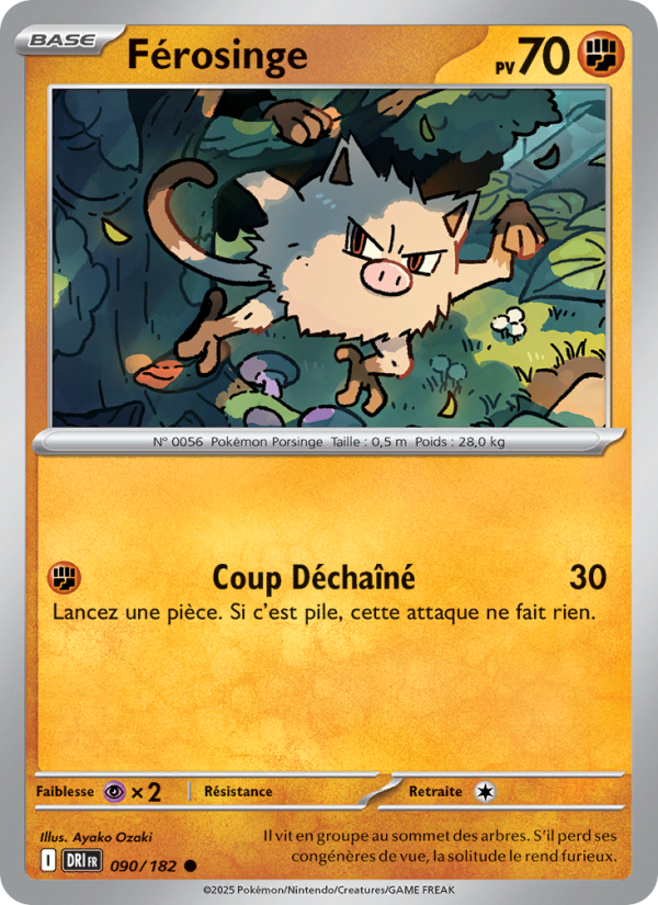 Férosinge 090 — Rivalités Destinées (French Pokémon TCG card)