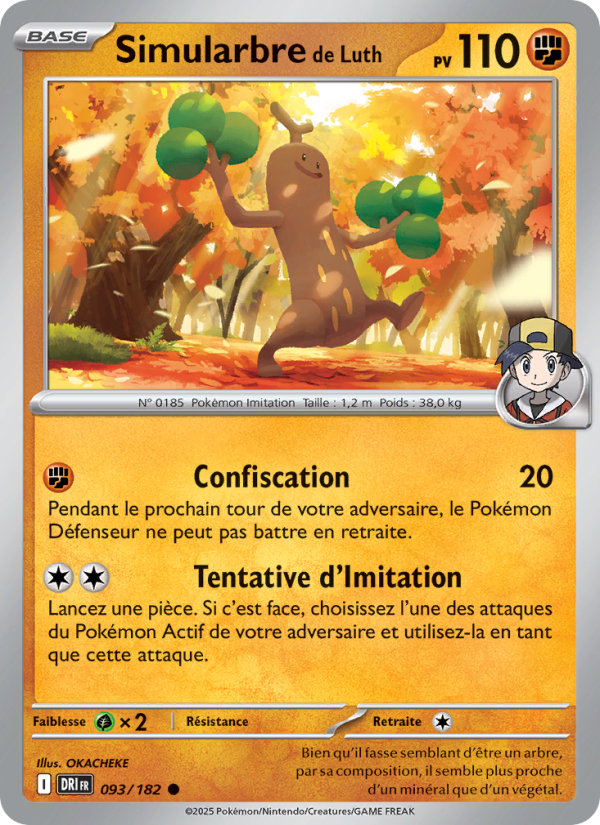 Simularbre de Luth 093 — Rivalités Destinées (French Pokémon TCG card)