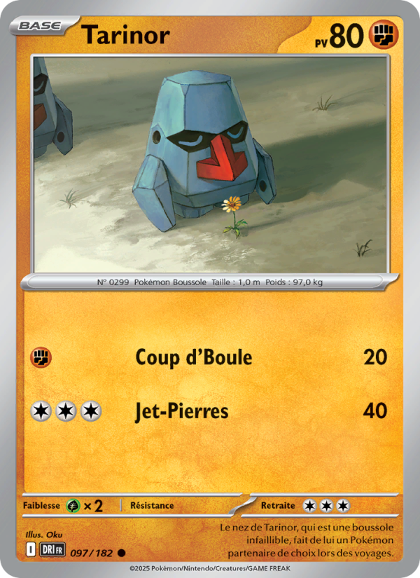 Tarinor 097 — Rivalités Destinées (French Pokémon TCG card)