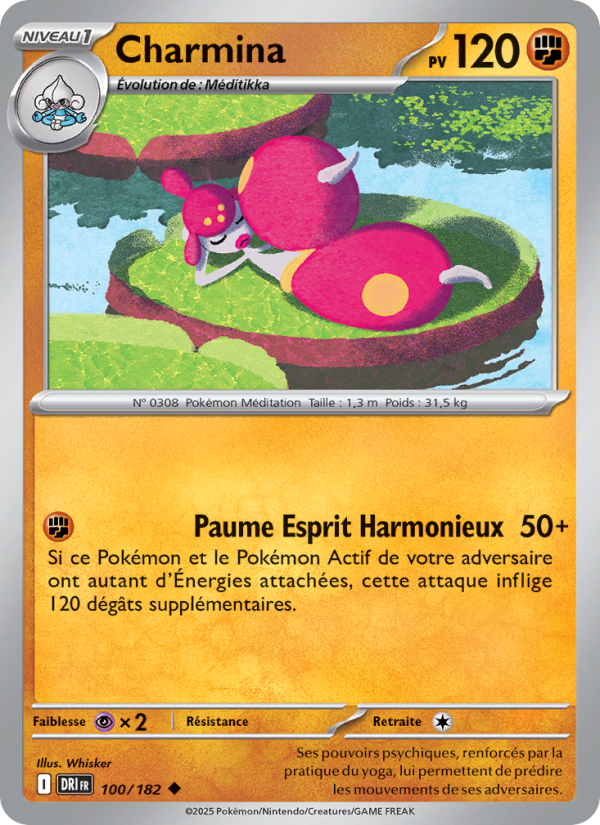 Charmina 100 — Rivalités Destinées (French Pokémon TCG card)