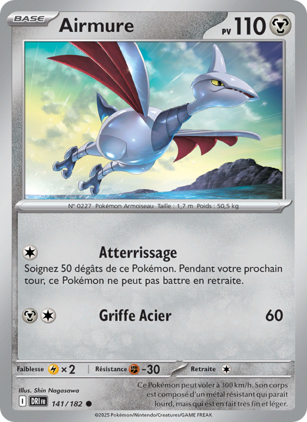 Airmure 141 — Rivalités Destinées (French Pokémon TCG card)