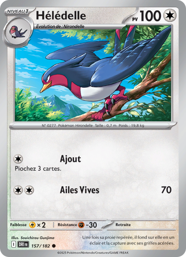 Hélédelle 157 — Rivalités Destinées (French Pokémon TCG card)