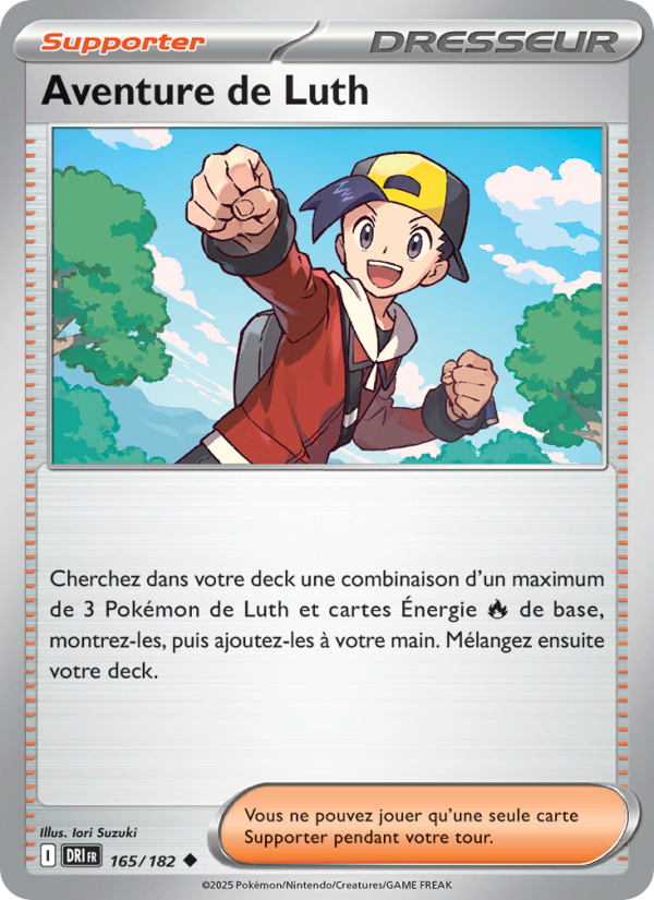 Aventure de Luth 165 — Rivalités Destinées (French Pokémon TCG card)