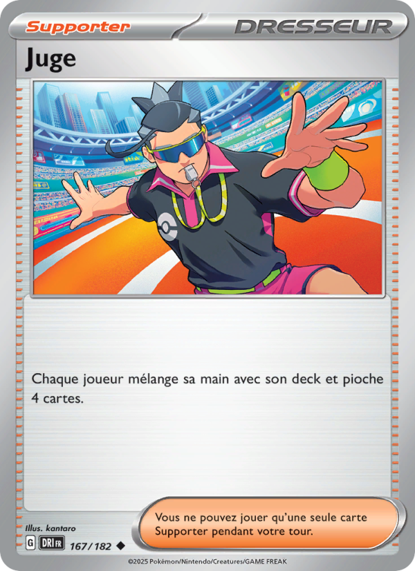 Juge 167 — Rivalités Destinées (French Pokémon TCG card)