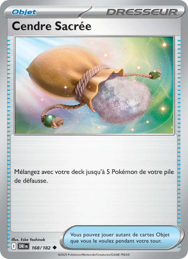 Cendre Sacrée 168 — Rivalités Destinées (French Pokémon TCG card)