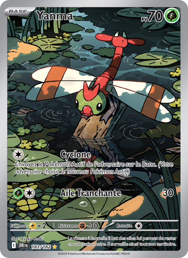 Yanma 183 — Rivalités Destinées (French Pokémon TCG card)