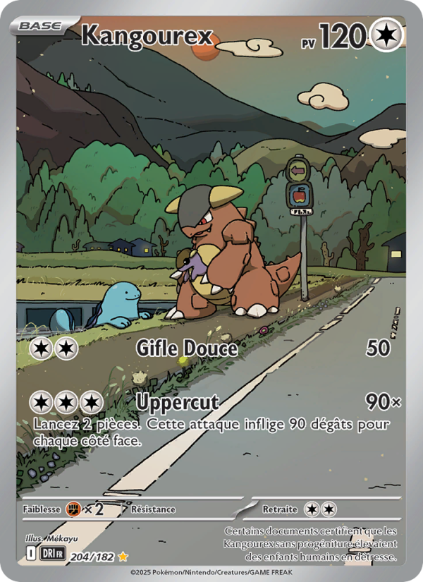 Kangourex 204 — Rivalités Destinées (French Pokémon TCG card)