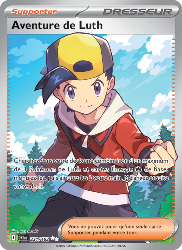 Aventure de Luth 221 — Rivalités Destinées (French Pokémon TCG card)