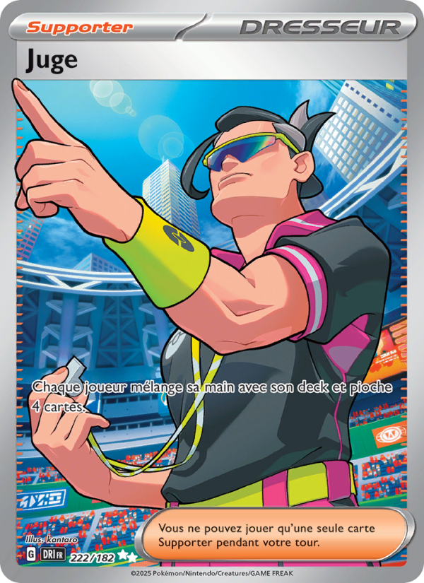 Juge 222 — Rivalités Destinées (French Pokémon TCG card)