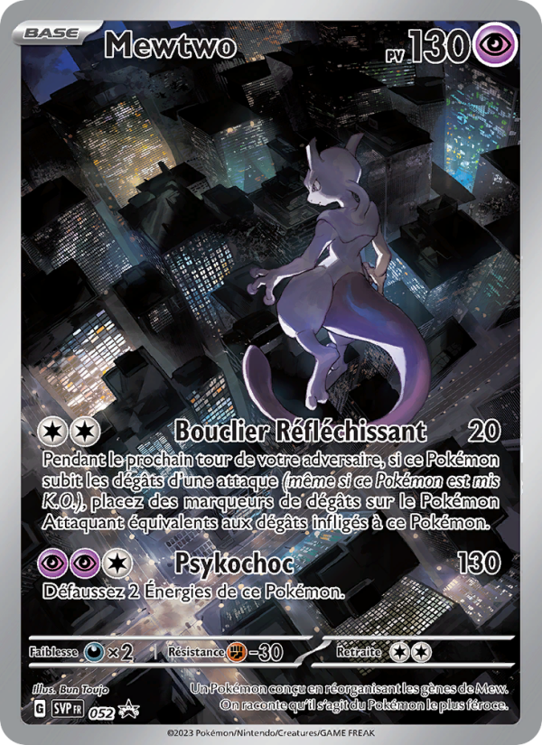 Mewtwo 052 — SVP Black Star Promos (French Pokémon TCG card)