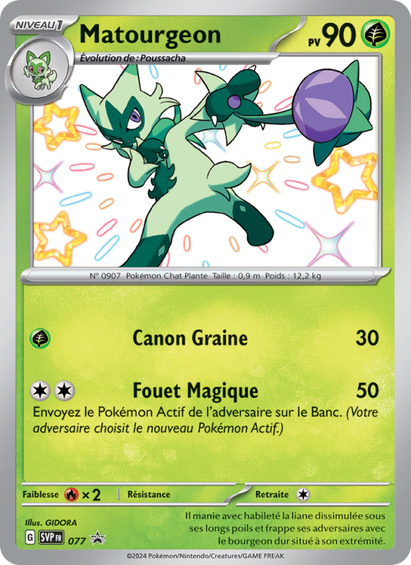 Matourgeon 077 — SVP Black Star Promos (French Pokémon TCG card)