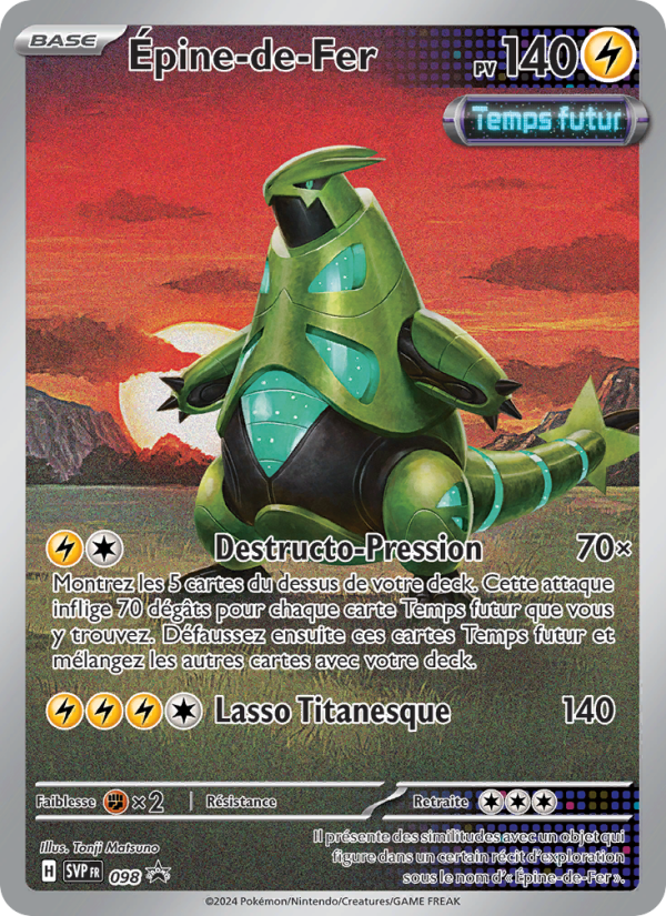 Épine-de-Fer 098 — SVP Black Star Promos (French Pokémon TCG card)