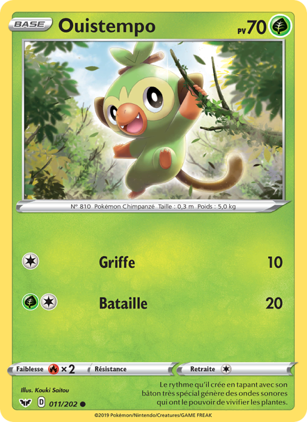 Ouistempo 11 — Épée et Bouclier (French Pokémon TCG card)