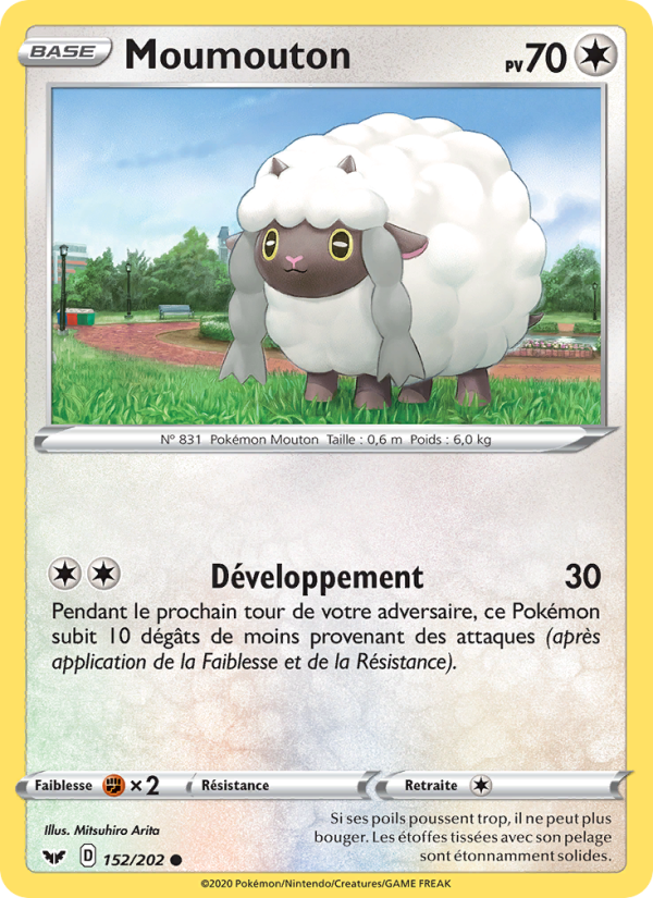 Moumouton 152 — Épée et Bouclier (French Pokémon TCG card)