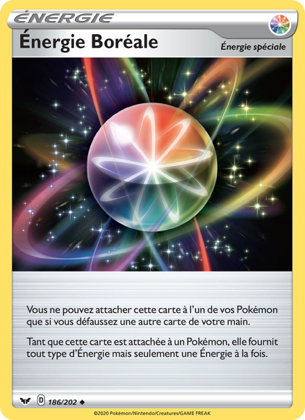 Énergie Boréale 186 — Épée et Bouclier (French Pokémon TCG card)