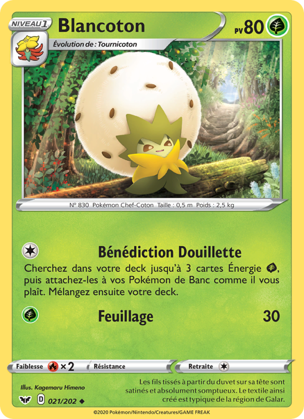 Blancoton 21 — Épée et Bouclier (French Pokémon TCG card)