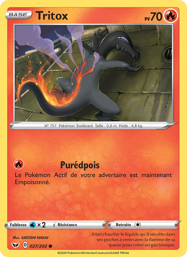 Tritox 27 — Épée et Bouclier (French Pokémon TCG card)