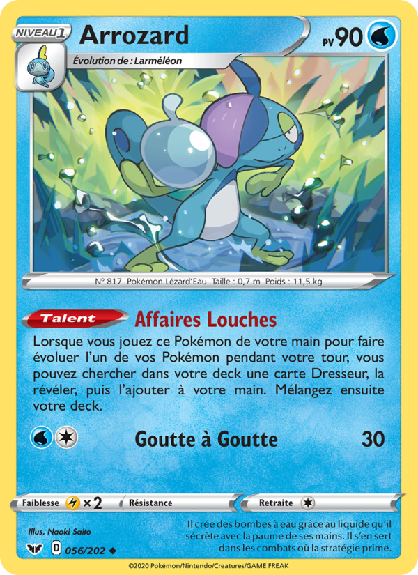 Arrozard 56 — Épée et Bouclier (French Pokémon TCG card)