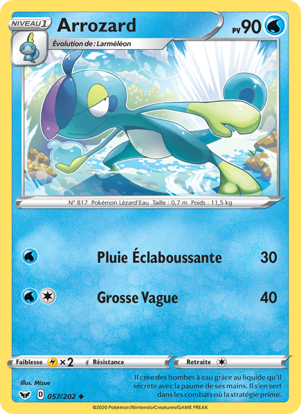 Arrozard 57 — Épée et Bouclier (French Pokémon TCG card)