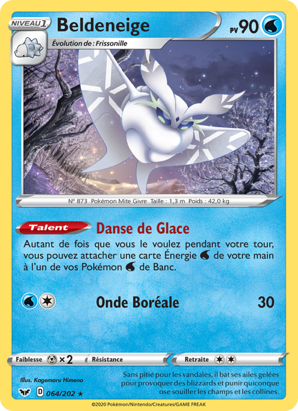 Beldeneige 64 — Épée et Bouclier (French Pokémon TCG card)