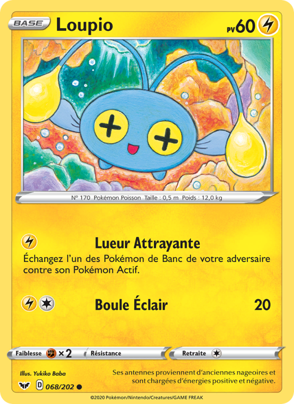 Loupio 68 — Épée et Bouclier (French Pokémon TCG card)
