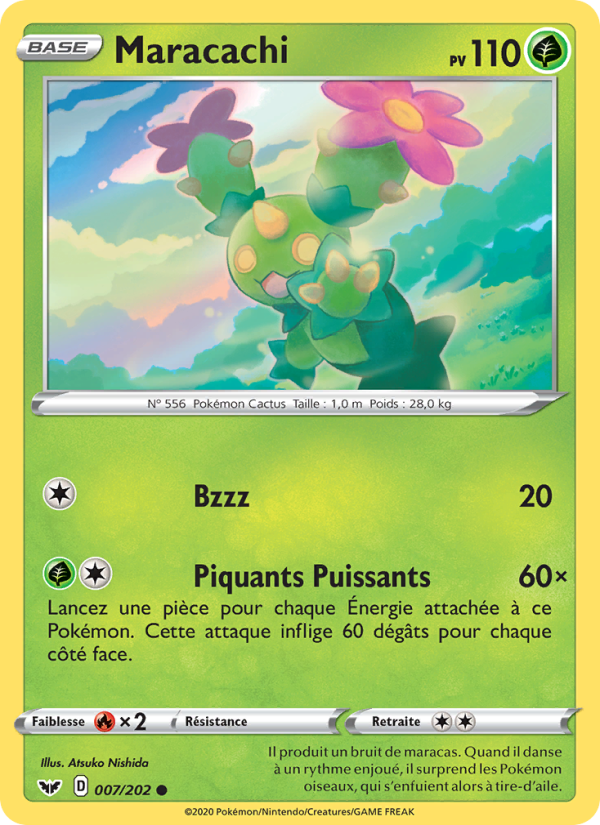 Maracachi 7 — Épée et Bouclier (French Pokémon TCG card)