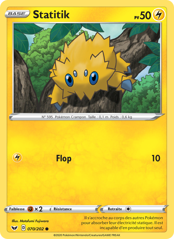 Statitik 70 — Épée et Bouclier (French Pokémon TCG card)