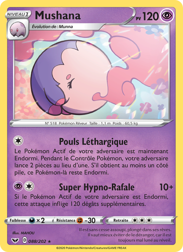 Mushana 88 — Épée et Bouclier (French Pokémon TCG card)