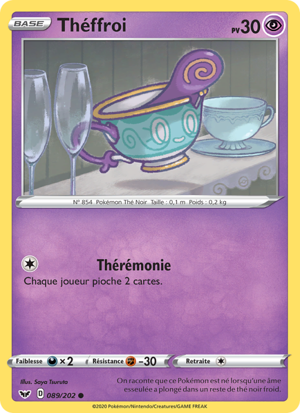 Théffroi 89 — Épée et Bouclier (French Pokémon TCG card)