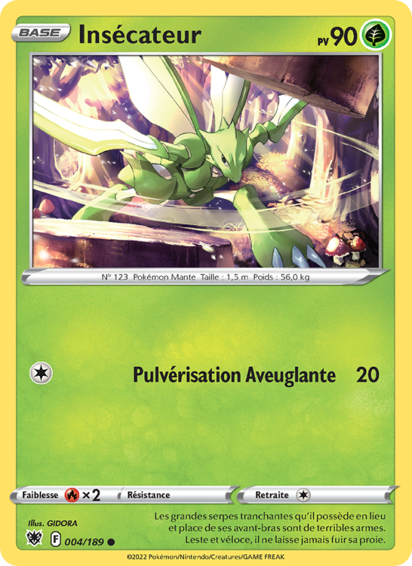 Insécateur 004 — Astres Radieux (French Pokémon TCG card)
