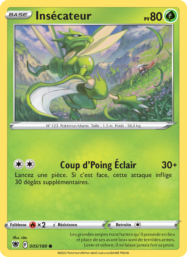 Insécateur 005 — Astres Radieux (French Pokémon TCG card)