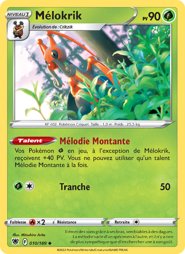 Mélokrik 010 — Astres Radieux (French Pokémon TCG card)