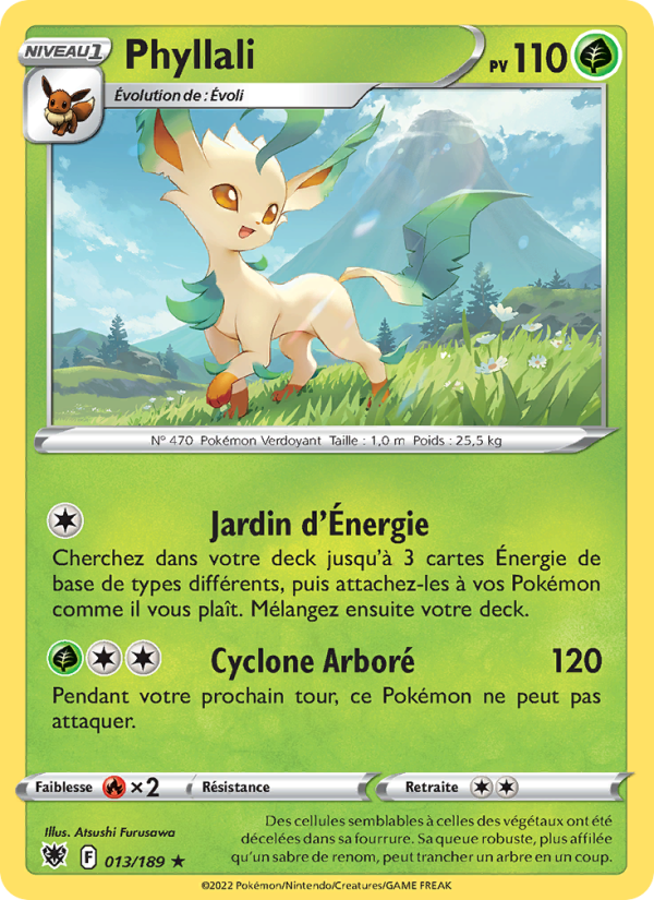 Phyllali 013 — Astres Radieux (French Pokémon TCG card)