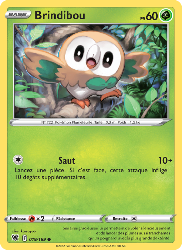 Brindibou 019 — Astres Radieux (French Pokémon TCG card)