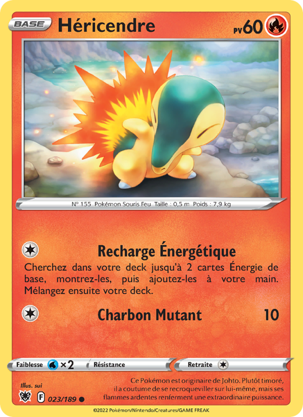 Héricendre 023 — Astres Radieux (French Pokémon TCG card)