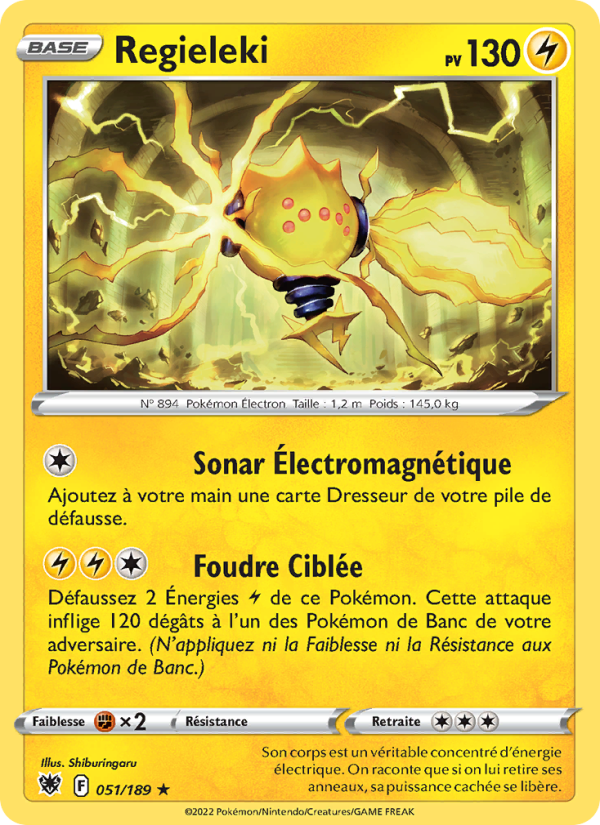 Regieleki 051 — Astres Radieux (French Pokémon TCG card)