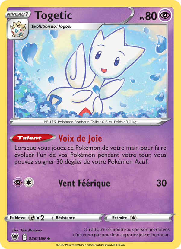 Togetic 056 — Astres Radieux (French Pokémon TCG card)
