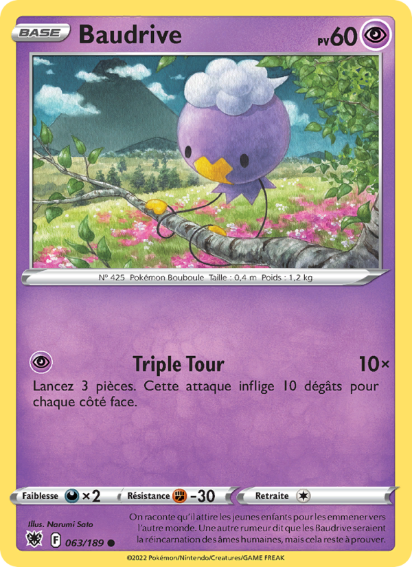 Baudrive 063 — Astres Radieux (French Pokémon TCG card)