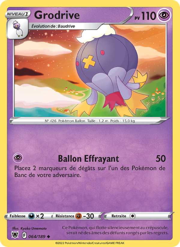 Grodrive 064 — Astres Radieux (French Pokémon TCG card)
