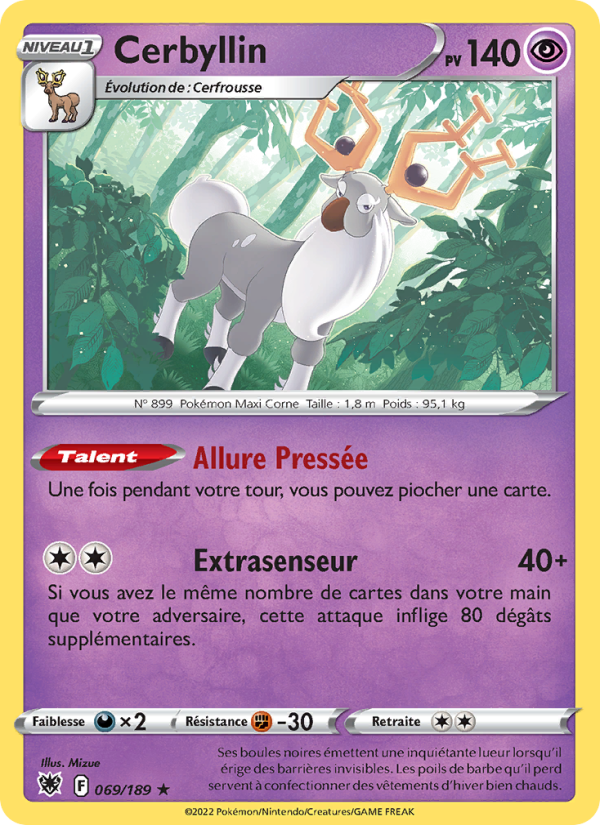 Cerbyllin 069 — Astres Radieux (French Pokémon TCG card)