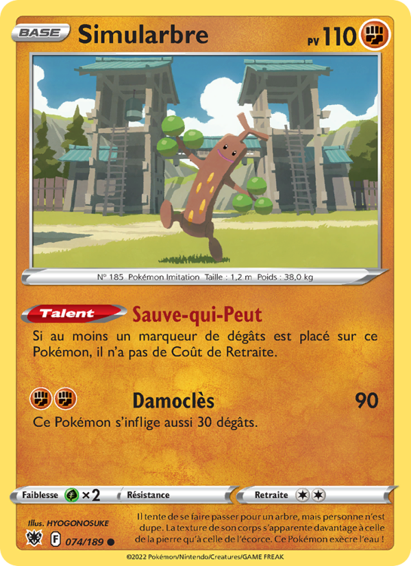 Simularbre 074 — Astres Radieux (French Pokémon TCG card)