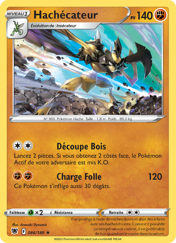 Hachécateur 086 — Astres Radieux (French Pokémon TCG card)