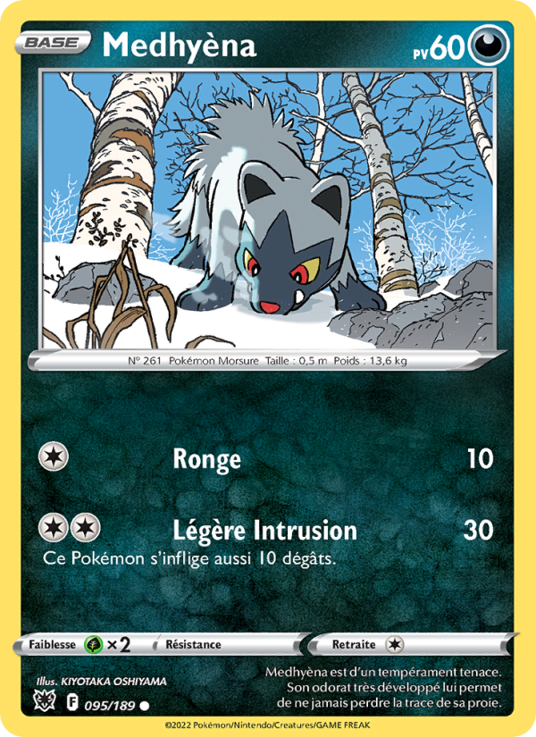 Medhyèna 095 — Astres Radieux (French Pokémon TCG card)