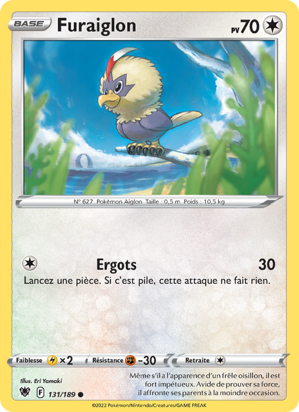 Furaiglon 131 — Astres Radieux (French Pokémon TCG card)